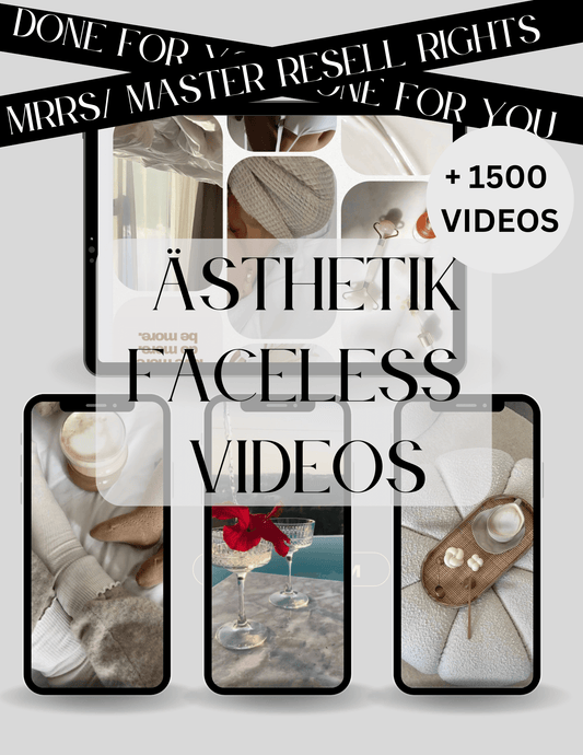 Ästhetik Faceless Videos